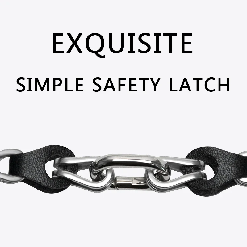 Xiaomi MiBand 9 8 패션 스타일 가죽 금속 팔찌 NFC 퀵 릴리스 교체 밴드 ... - 2