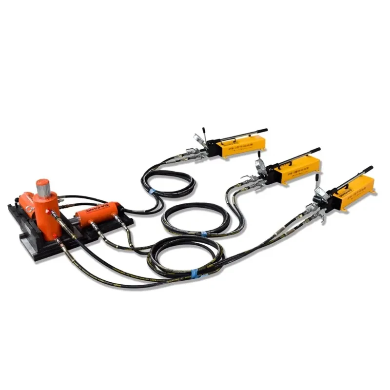 Prtrsed L L L-0 Hand Operated Oil-0-0 Bar Manual Hydraulic Pump with Prsure Gauge