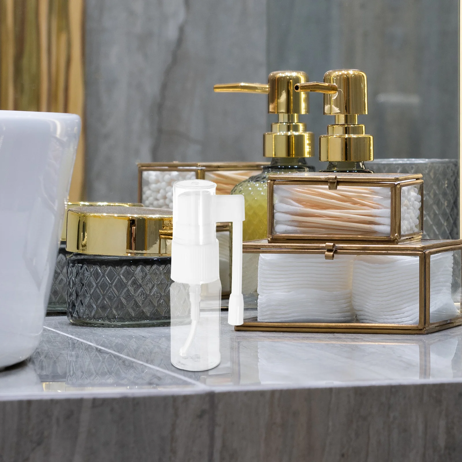 

10Pcs Mini Transparent Spray Bottle Refillable Pump for Travel Office Outdoor Perfume Lotion Essential Oil Fine Mist