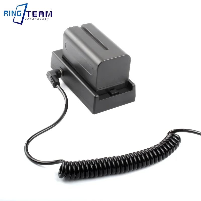 ثقب الإصدار 7.2 فولت F970 NP-F970 F750 F550 حامل البطارية لوحة لنيكون لسوني لكانون باناسونيك اتصال الكاميرا الخارجية