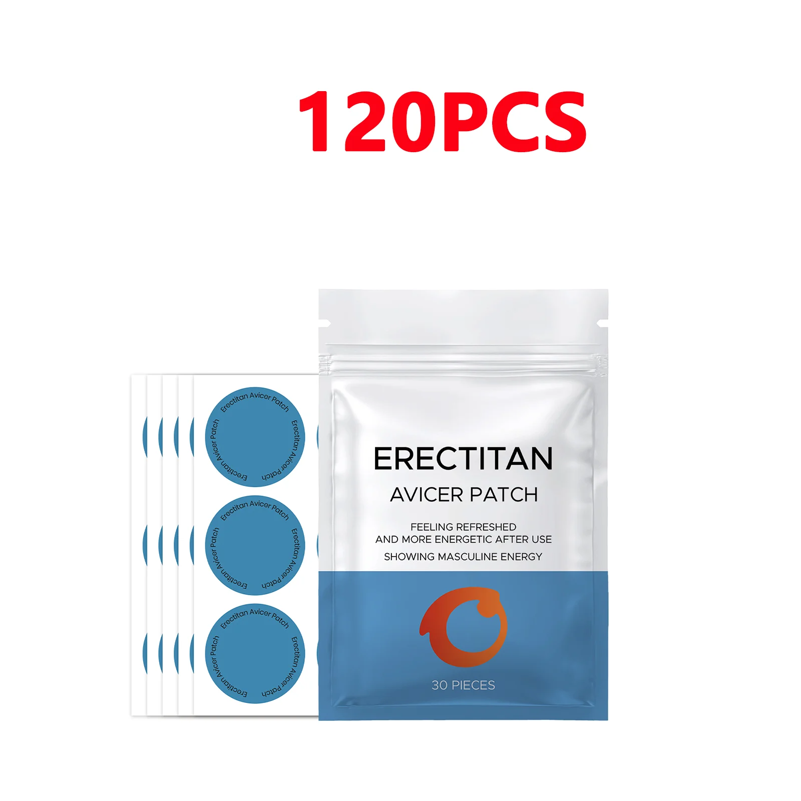 Men's Health Patch Male Enhancement Support Patches Natürliches Kräuterergänzungsmittel für Energie, Vitalität und Leistung, tägliches Pflegepflaster