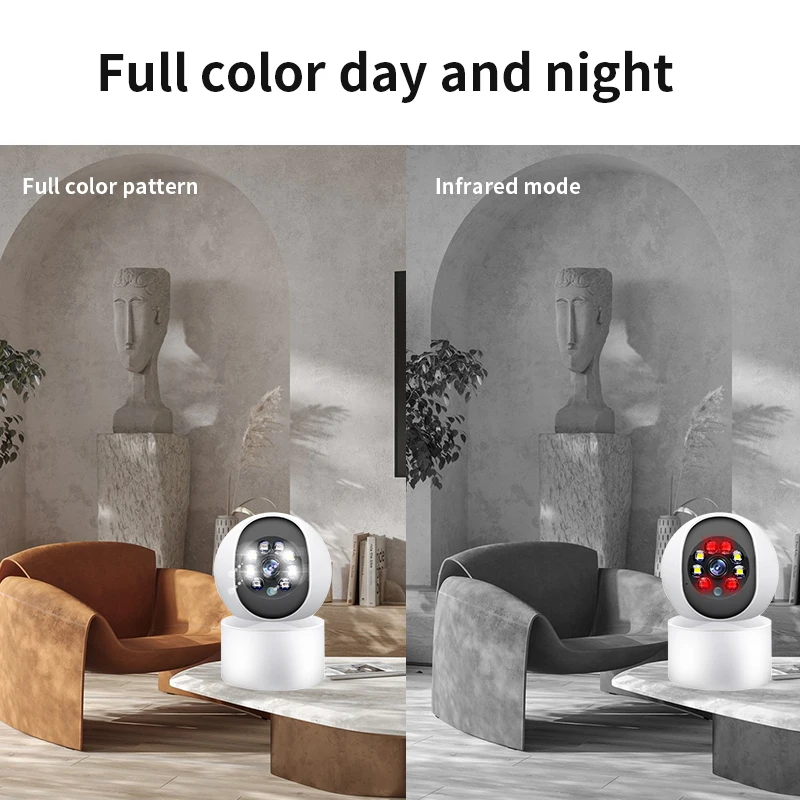 Indoor 5MP WiFi Camera Baby Monitor Wireless Ai Auto Tracking Night Vision Home Security Surveillance IP PTZ Camera