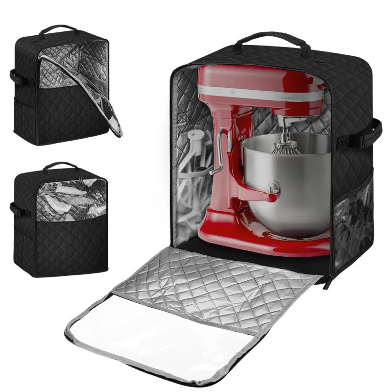 Staubschutzhülle für Standmixer mit Taschen zur Aufbewahrung