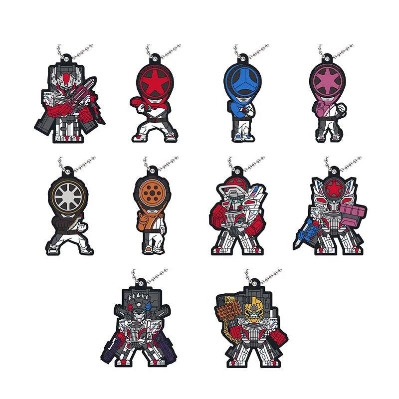 

Genuine Bandai Gashapon Bakuage Sentai Boonboomger Robo Knight Figure Plastic Pendant Keychain Toy Gift