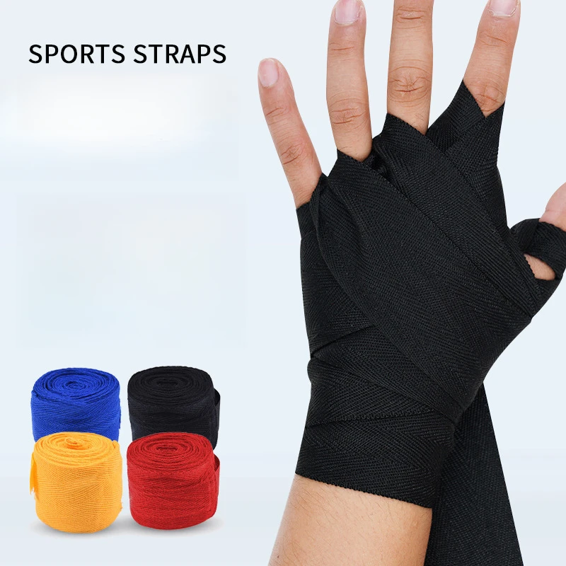 

2,5/5 м хлопковые боксерские повязки, перчатки для рук, бинты на запястья, эластичный пояс, спортивный тренажерный зал, фитнес-бинты, защитный ремень, спортивная безопасность