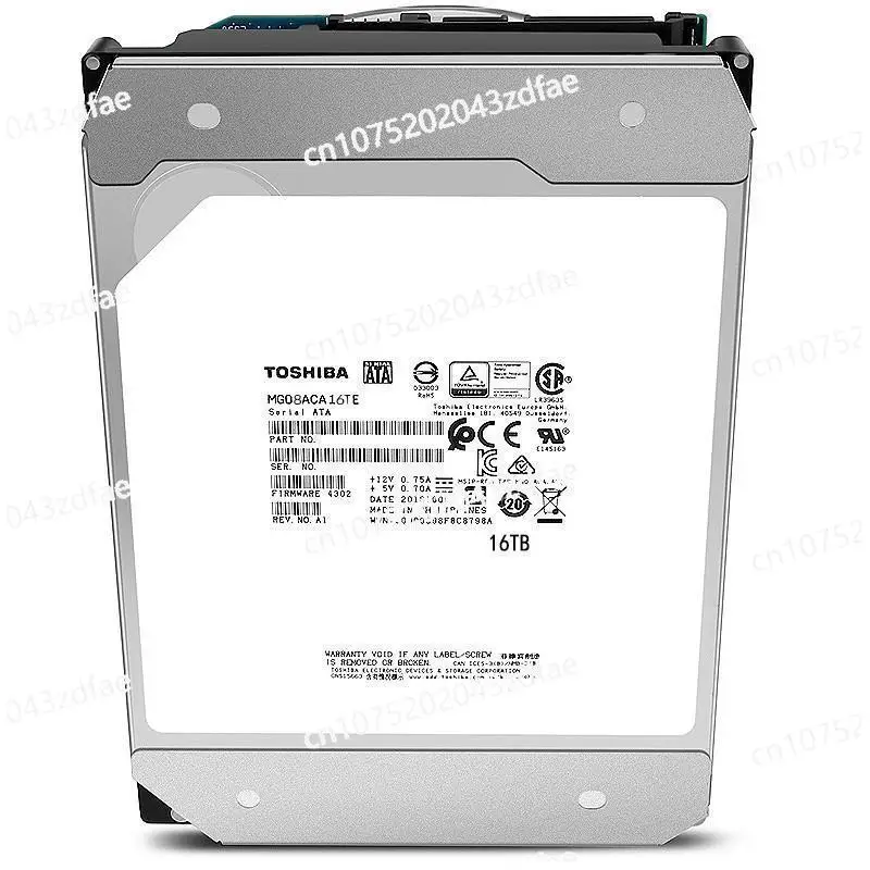 

MG08ACA16TE 16TB 7200 To 512M Enterprise Hard Disk Suitable for SATA Toshiba