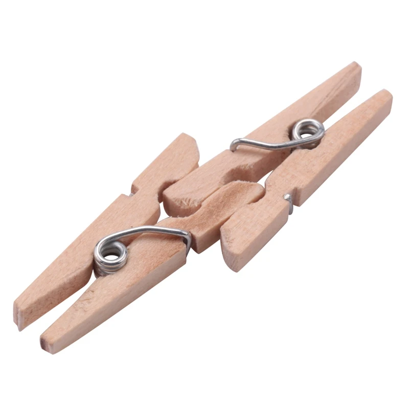 Pinzas para ropa resistentes al aire libre, pinzas para la ropa de madera pequeñas con agarre fuerte, miniperclips duraderos, alfileres para fotos, manualidades