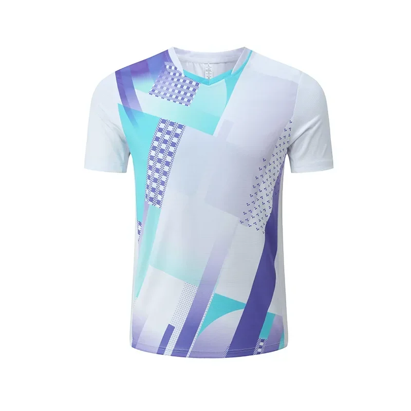 

Summer Thin New Style Badminton Shirt Top Short Sleeves T-shirt Ping Pong Couple Team Uniform Badminton Clothes