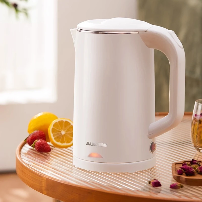 

Умный электрический чайник, чайник из нержавеющей стали с быстрым кипячением 1,8 л, высокая мощность 1500 Вт, функция сохранения тепла, двухслойный