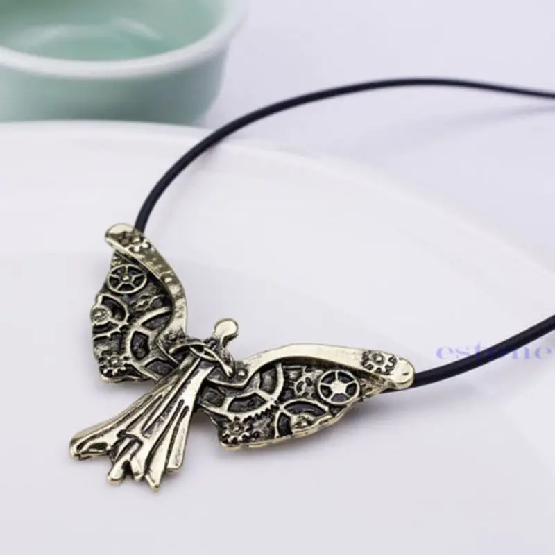 The Mortal Instruments City of Bones Tessa\'s Clockwork Angel Pendant Necklace