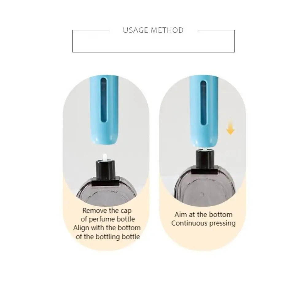 Przenośny 5ml flakon na perfumy wielokrotnego użytku z atomizerem w sprayu, mini narzędzie podróżne.