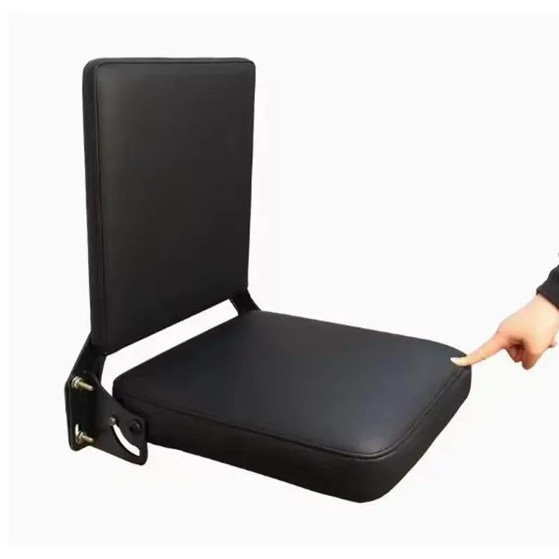 Wholesale Durable Leather Fabric Car Seat 90 Degree Folding Automatic Rebound Flip Seat Special Vehicle High Speed Train