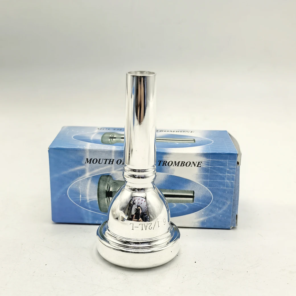 Universal French Horn Mouthpiece 6‑1/2AL‑1 Specification Brass Instrument Nozzle for Beginner & Advanced Players