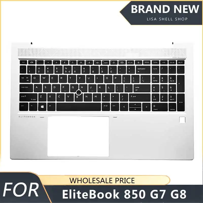 

New Original For EliteBook 850 G7 G8 Laptop Palmrest Case Keyboard US English Version Upper Cover