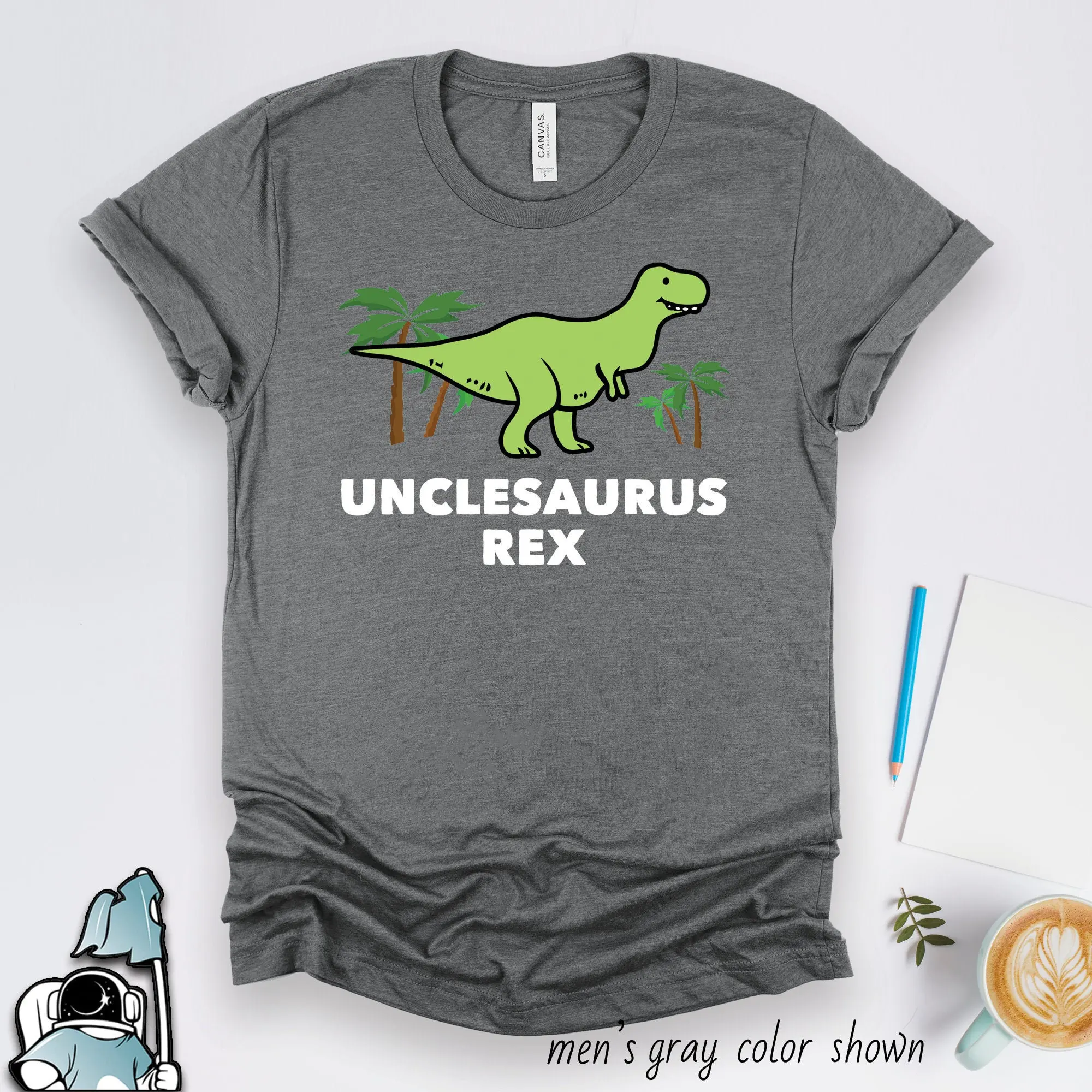 

Футболка с изображением дяди, Unclesaurus Rex Dinosaur s, семейный день рождения, брата
