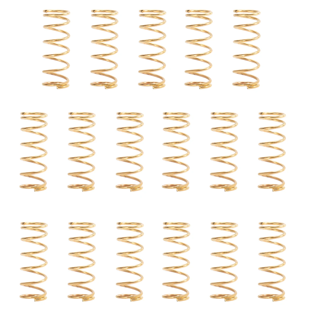 

17 Pcs Guitar Spring Saddle Pickup Adjust Height Electric Naobashi Bass Tension