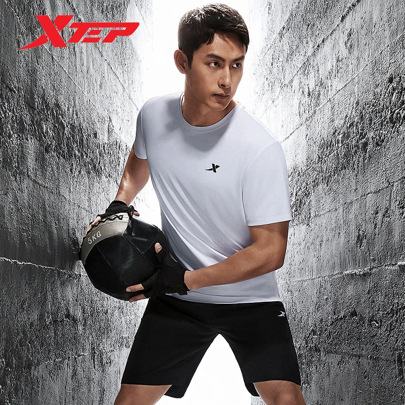 

Xtep Knitted Shirt For Men 2023 Summer Sports Suit Soft Quick-Drying Comfortable Breathable Suit 877229A70111