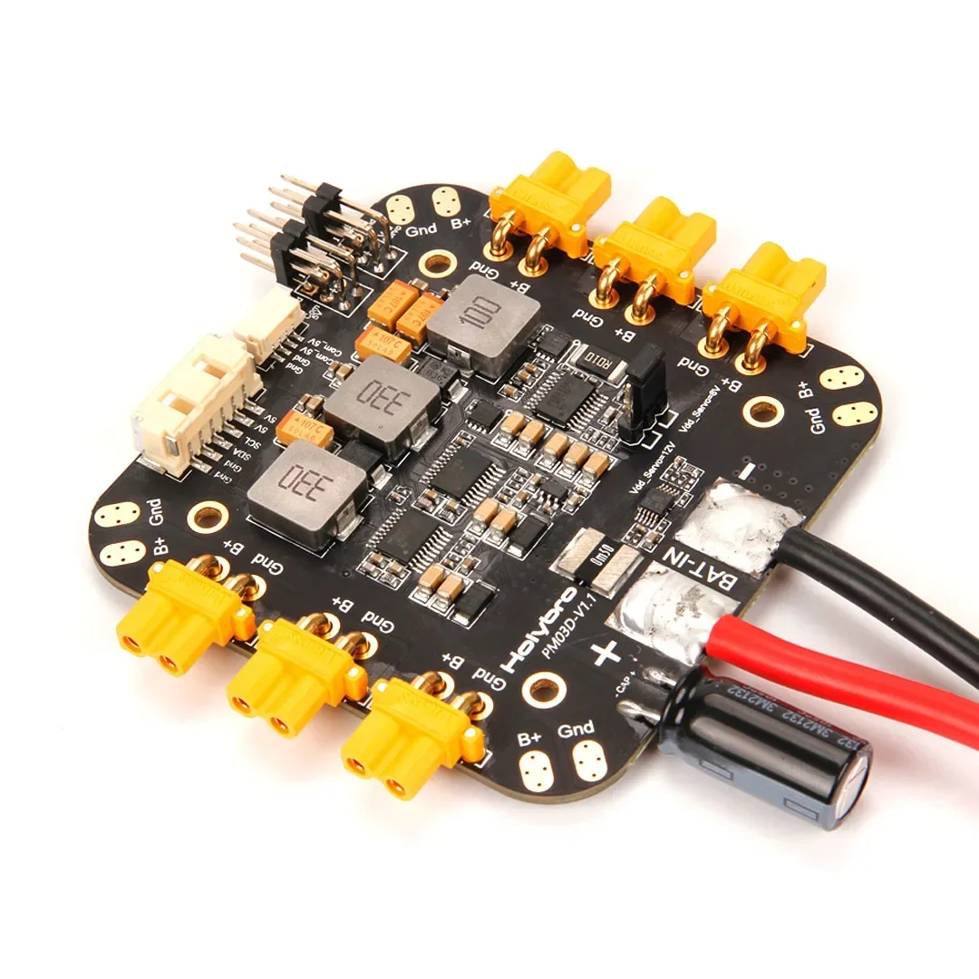 

Holybro PM03D Power Module XT30 XT60 6S Compatible to Flight Controller Uses I2C Power Monitor for X500 Multirotor