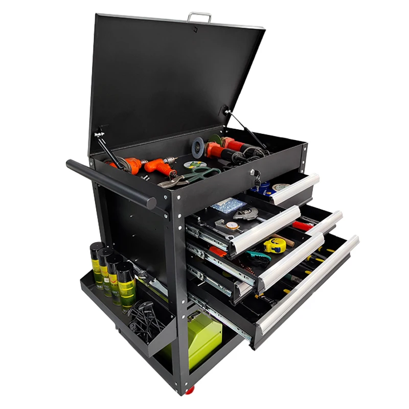 Multi-Functional Auto Repair Tool Cabinet Heavy-Duty Mobile Drawer Trolley for Factory Workshop Maintenance Increased Thickness