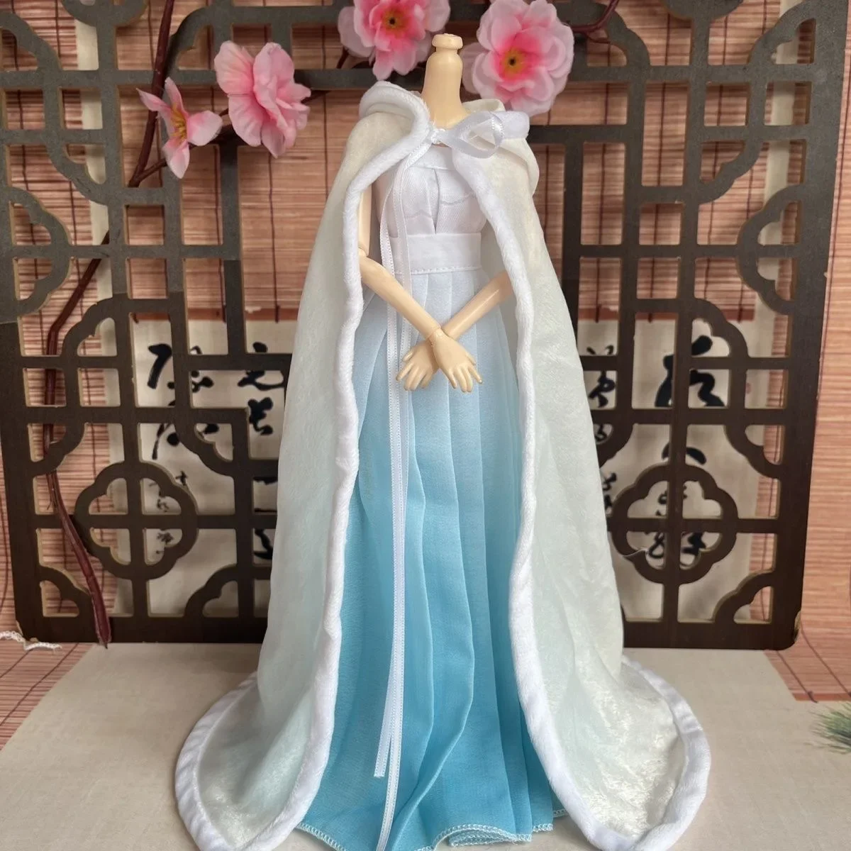 

Winter Style Coat，OB27 Skirt, 30cm Doll Clothes, 1/6 BJD Female Ancient Dress