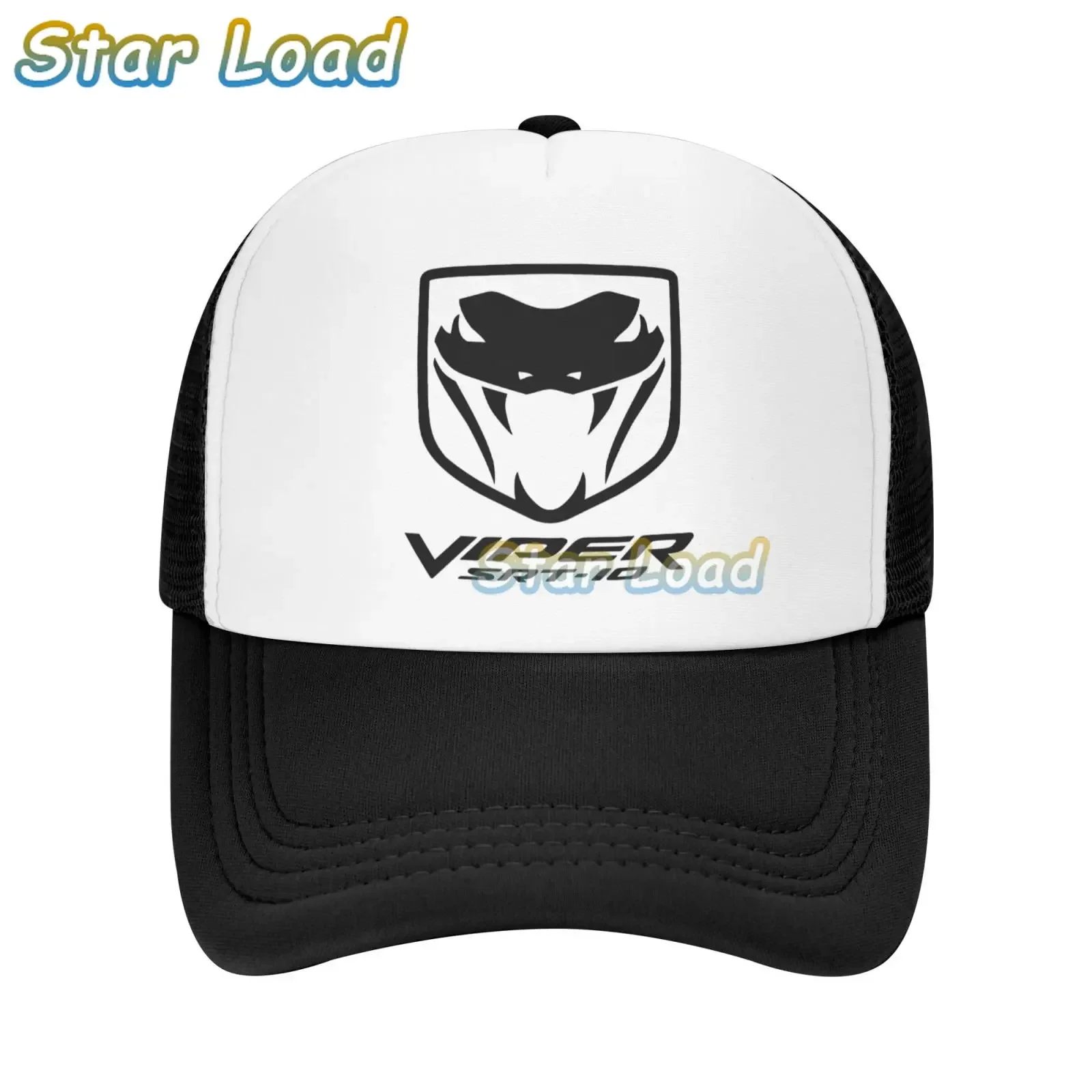 New Arrival Dodge Car Logo Cap for Unisex Adult Grid Hat Trucker Hat Men Golf Hat