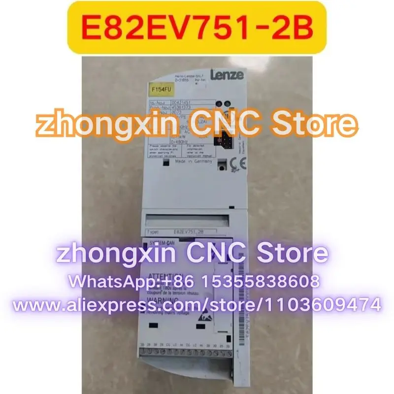 Used E82EV751-2B E82EV7512B inverter 0.75KW Function check intact, fast delivery