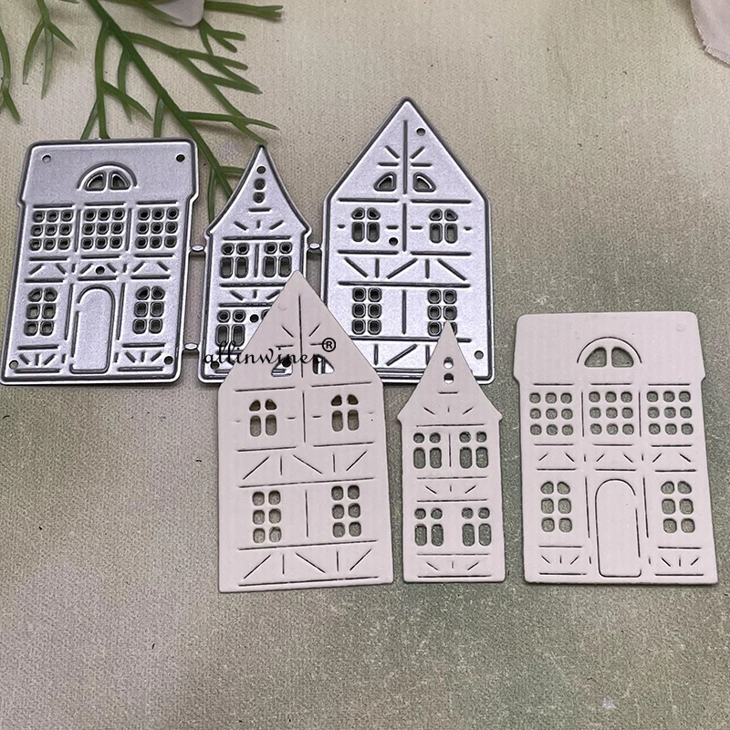 New House decoration Metal Cutting Dies for DIY Scrapbooking Album Paper Cards Decorative Crafts Embossing Die Cuts