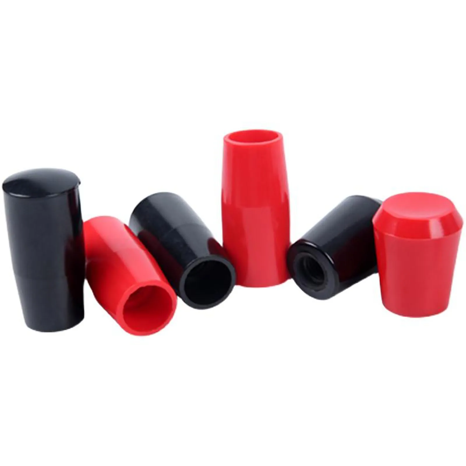 10 pezzi manopola manica lunga filettatura macchina utensile sostituzione manopola leva manicotto mano in bachelite M6/M8/M10/M12/M16 rosso nero