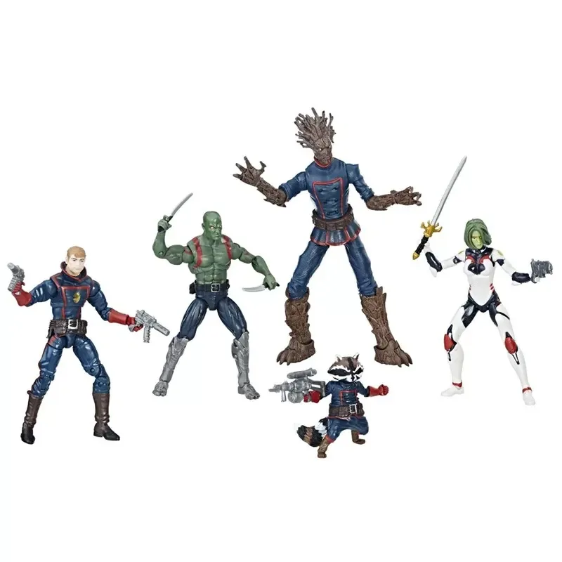In stock， Hasbro Marvel Action Doll Guardians of the Galaxy 2 Five 3.75 Star Lord Tree Man Raccoon Gamora Figure Frenzy