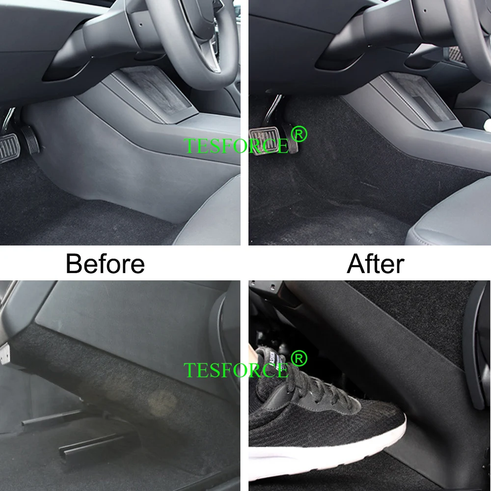 For Tesla Model 3 Highland 2024 Center Control Side Anti-kick Guards for Model 3+ Center Side Protection Non-destructive Install