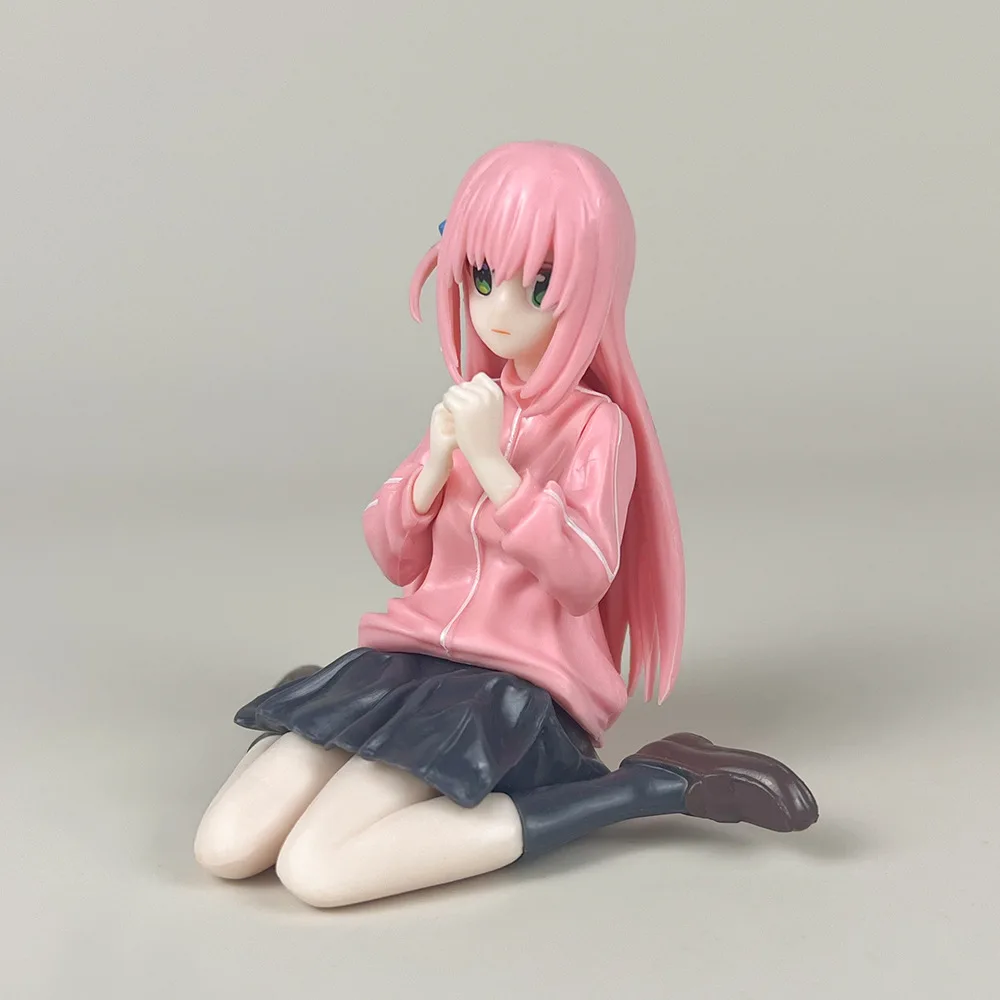 Spot Goods Hitori Gotoh Figurka akcji Model Anime Bocchi The Rock Figurki Postawa siedząca Piękna dziewczyna Ozdoby montowane na samochodzie