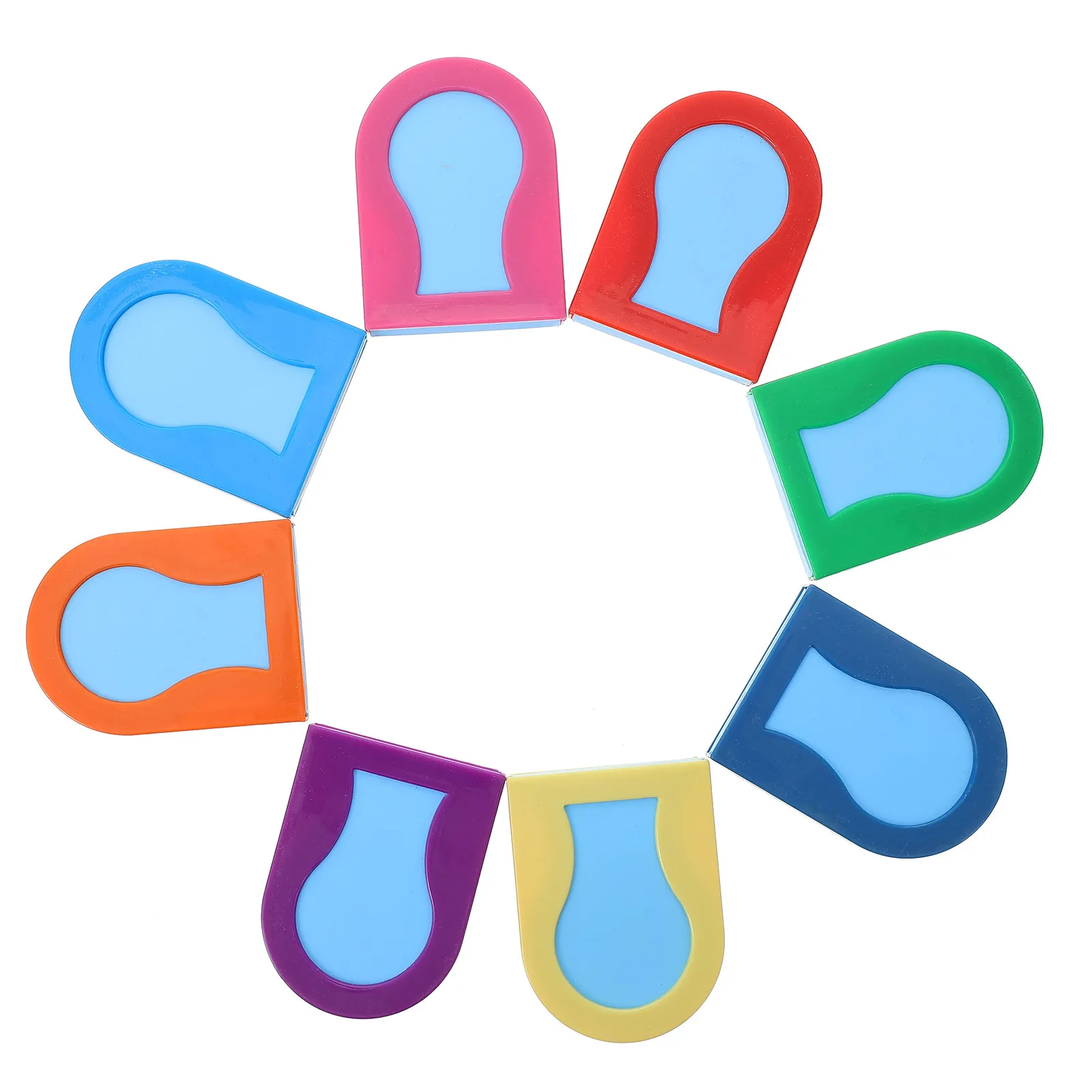 

8Pcs Hair Dye Powder Washable Temporary DIY Coloring Powder Easy Clean Hairdressing Accessory Home Salon Use