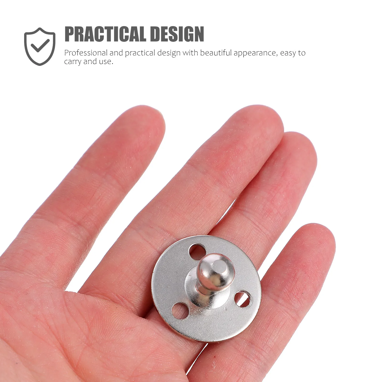 20Pcs Gas Spring Mounting Bracket Heavy Duty 3-Hole Round Ball Bracket Suitable for Cabinets Auto Beds Lift Support Strut Base