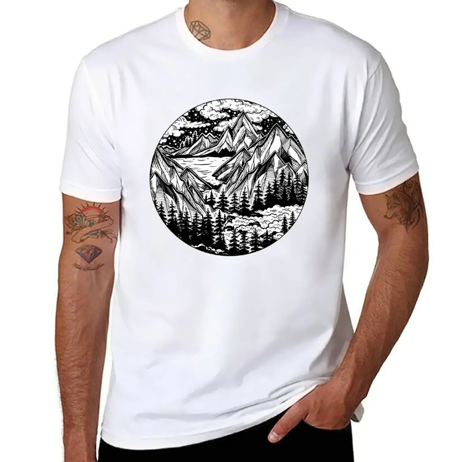 

New Vintage outdoors nature. T-Shirt quick-drying t-shirt Oversized t-shirt quick drying mens clothes