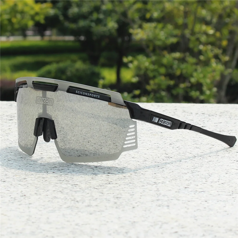 Scicon اللونية الدراجات نظارات مع صندوق النظارات الشمسية الرياضية في الهواء الطلق الرجال MTB دراجة نظارات النساء الطريق دراجة هوائية جبلية نظارات #6