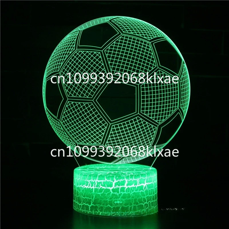 

Five major leagues Real Madrid Manchester United football team standard series 3D desk lamp LED creative gift night light