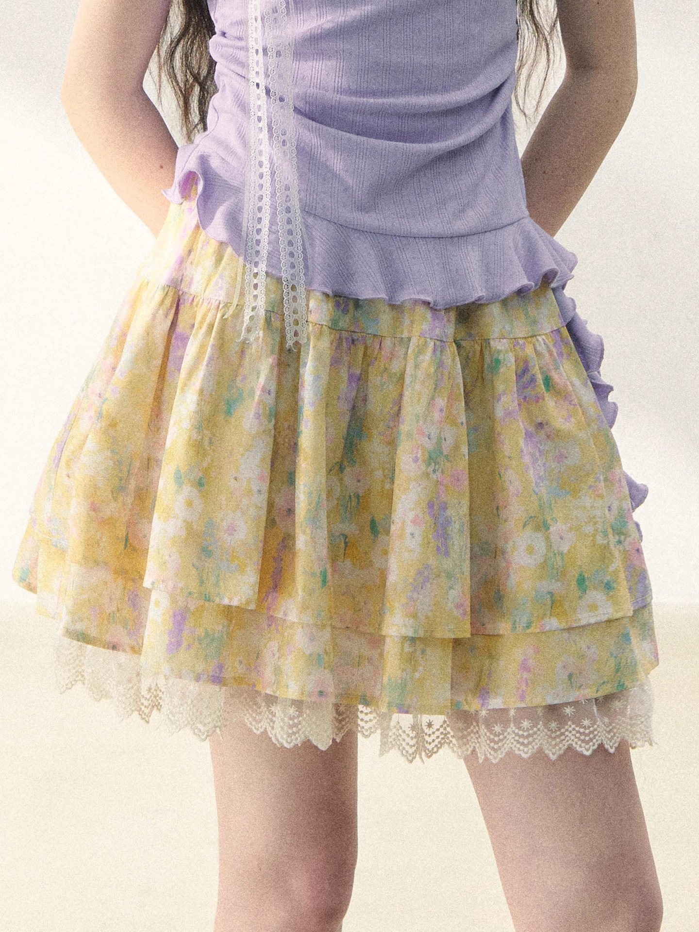 

Новый летний модный комплект для женщин: универсальная юбка с цветочным кружевом и круглым вырезом от бренда Dr Page