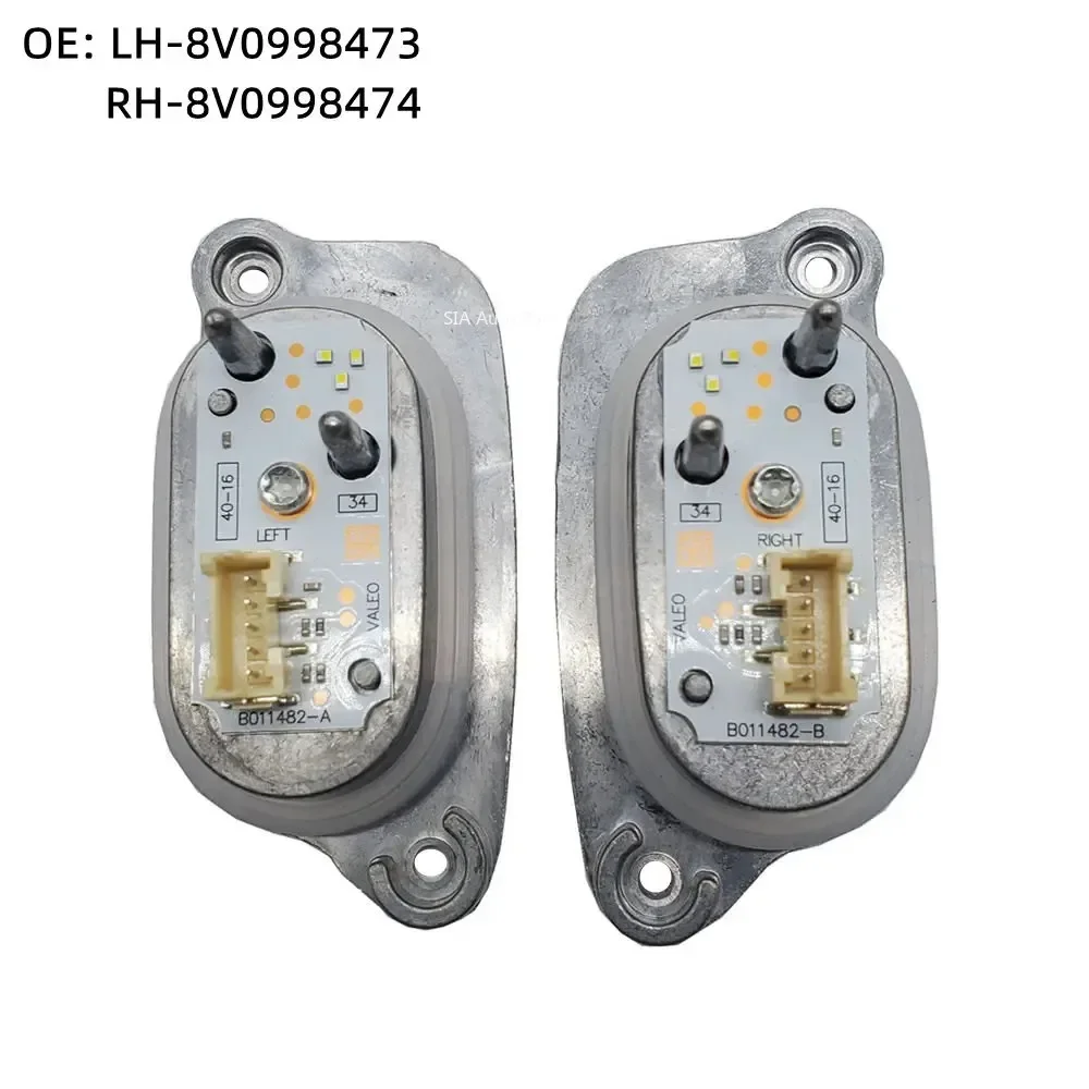 

New 8V0998473 8V0998474 LED Headlight Daytime Running Light DRL Turn Signal Diode Control Module For Audi A3 S3 2017 2018