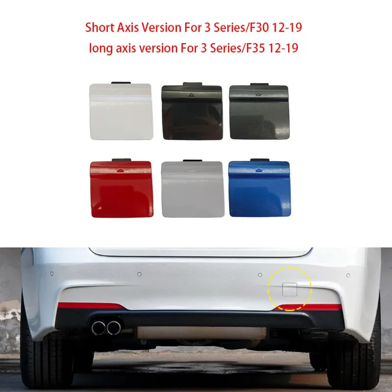 

For BMW F30 F31 F35 M Sport Car rear Bumper Tow Hook Towing Eye Cover Cap Trailer Hauling Towing Auto Accessories 2012-2019