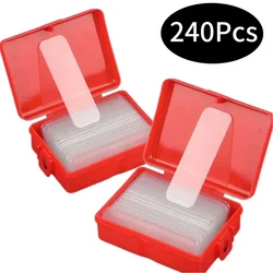 240/120pcs Reusable Double Sided Adhesive Tape Multifunctional Waterproof Transparent Pvc Nano Tapes Office Home Supply