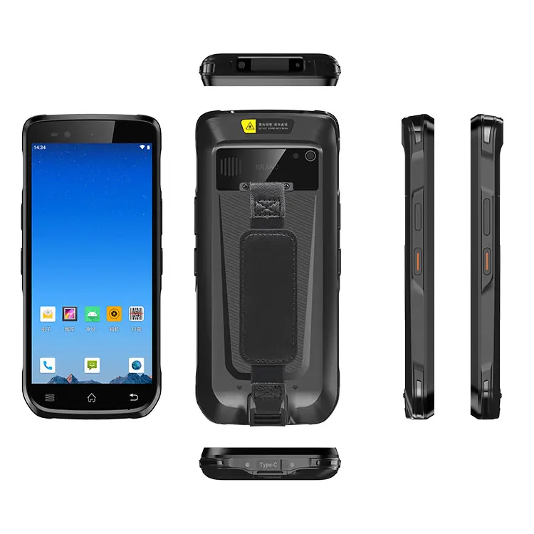 PDA Robusto Android 12 da 6 Pollici con GMS 4G, Scanner di Codici a Barre 1D 2D Wireless, Terminale Mobile per Inventario