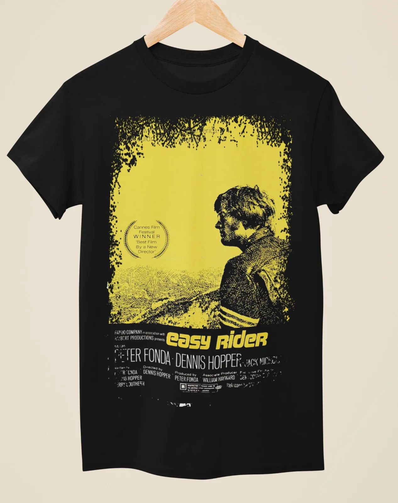 Easy Rider - Movie Poster Inspired Unisex Black T-Shirt