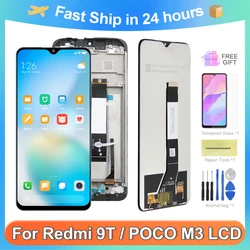 Dla Xiaomi 6.53 ''Redmi 9T dla Poco M3 J19S M2010J19SG wyświetlacz LCD ekran dotykowy wymiana zespołu Digitizer