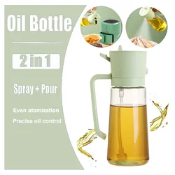 2 in 1 Olie Spray Fles Barbecue Koken Olijfolie Dispenser Olie Pot Bakken Azijn Sojasaus Spray Container Keukengerei