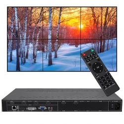 6 kanal TV Video Wand Controller 2x2 2x3 3x2 HDMI DVI VGA USB Video prozessor