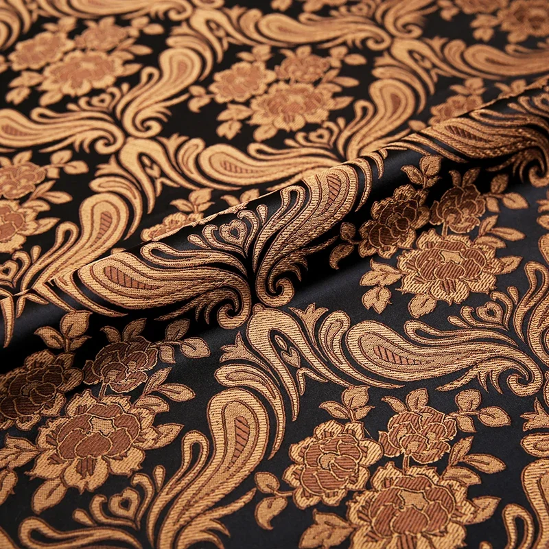 250*75cm Brocade Fabric Cheongsam and Kimono Material Satin Fabric for Sewing DIY Cloth Fabric