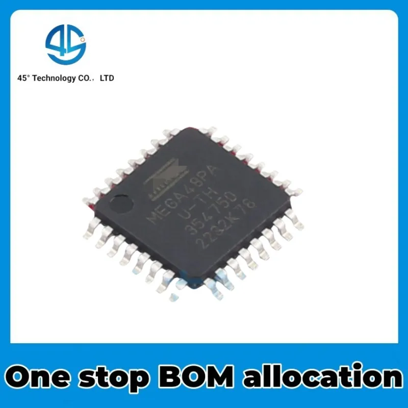 10PCS Original genuine SMT ATMEGA48PA-AU microcontroller AVR microcontroller TQFP-32 NEW IC Chip