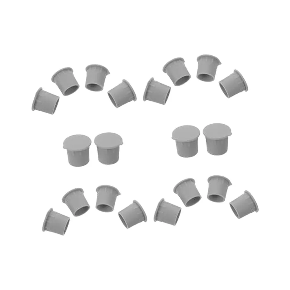 Paquete de 20 Tapas para Postes de Cercas de Piscina, Compatibles con Fundas de Sujeción de 1 Pulgada, Ajuste Seguro para Aplicaciones de Cercas de Piscina al Aire Libre