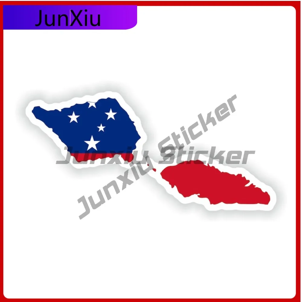 

Samoa Map Flag Personality Auto Styling Detail Fits Vehicle Exterior Decoration Needs