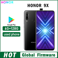 HONOR 9X Smartphone Global Firmware 6.59-inch Camera 48M Battery 4000 mAh Dual SIM Fingerprint Recognition used phone